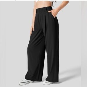 (Halara Wide Leg Pants) beautiful quality, technically NWOT,worn once!💫